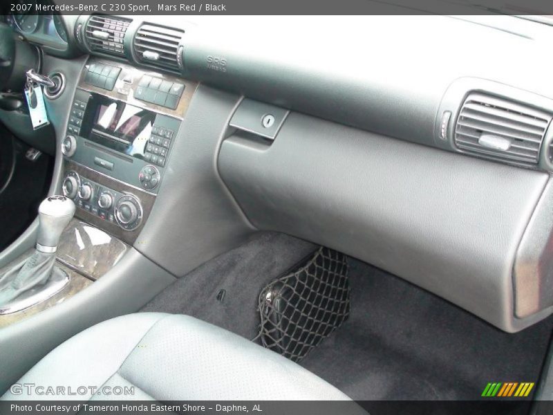 Mars Red / Black 2007 Mercedes-Benz C 230 Sport