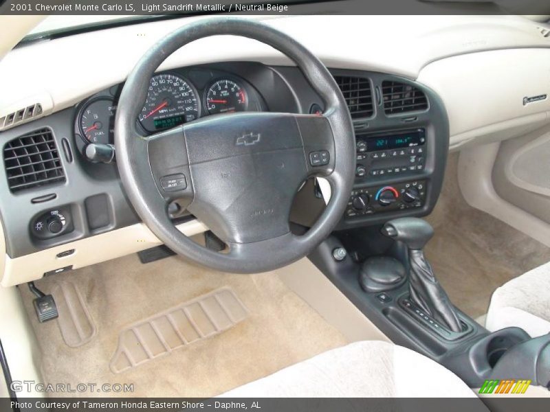 Light Sandrift Metallic / Neutral Beige 2001 Chevrolet Monte Carlo LS