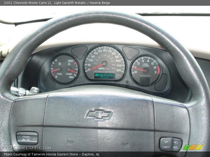 Light Sandrift Metallic / Neutral Beige 2001 Chevrolet Monte Carlo LS