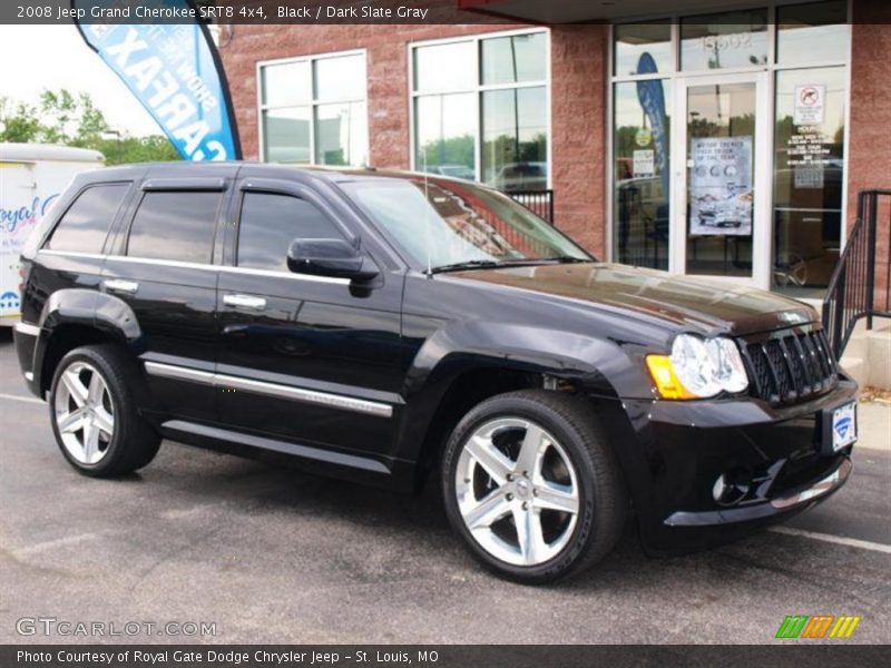 Black / Dark Slate Gray 2008 Jeep Grand Cherokee SRT8 4x4