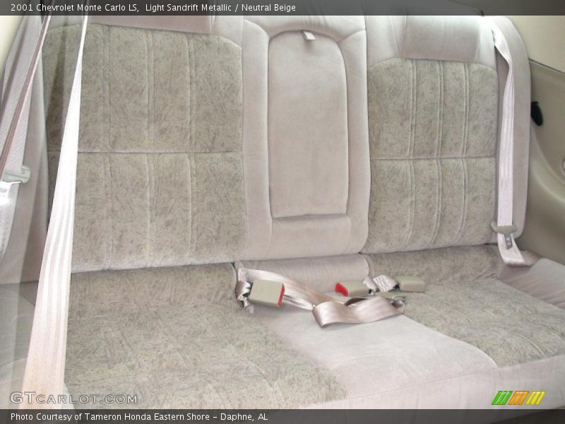 Light Sandrift Metallic / Neutral Beige 2001 Chevrolet Monte Carlo LS