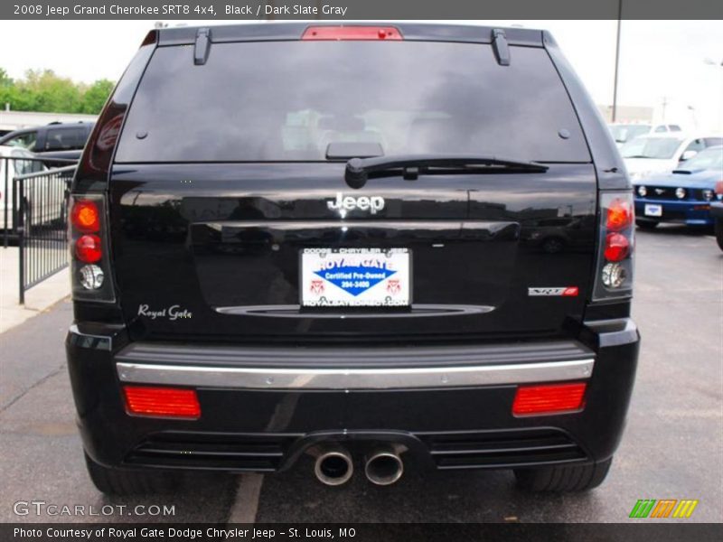 Black / Dark Slate Gray 2008 Jeep Grand Cherokee SRT8 4x4