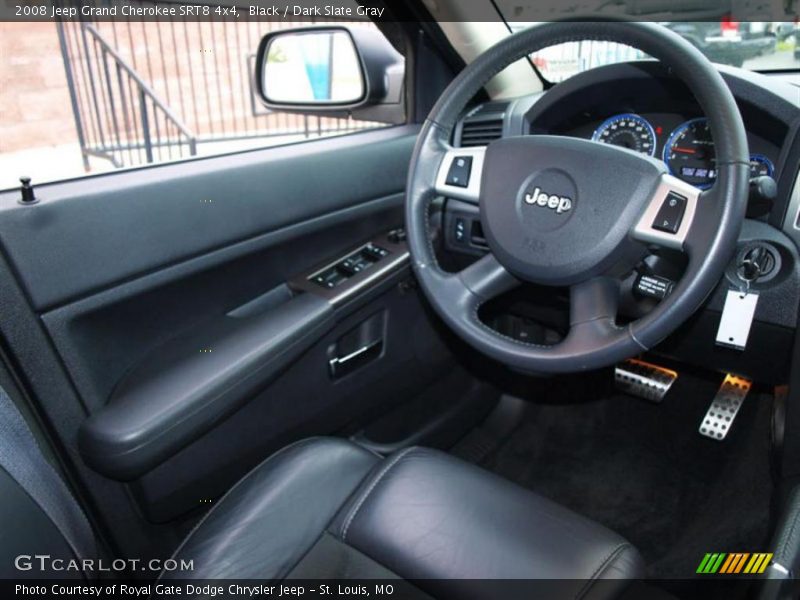 Black / Dark Slate Gray 2008 Jeep Grand Cherokee SRT8 4x4