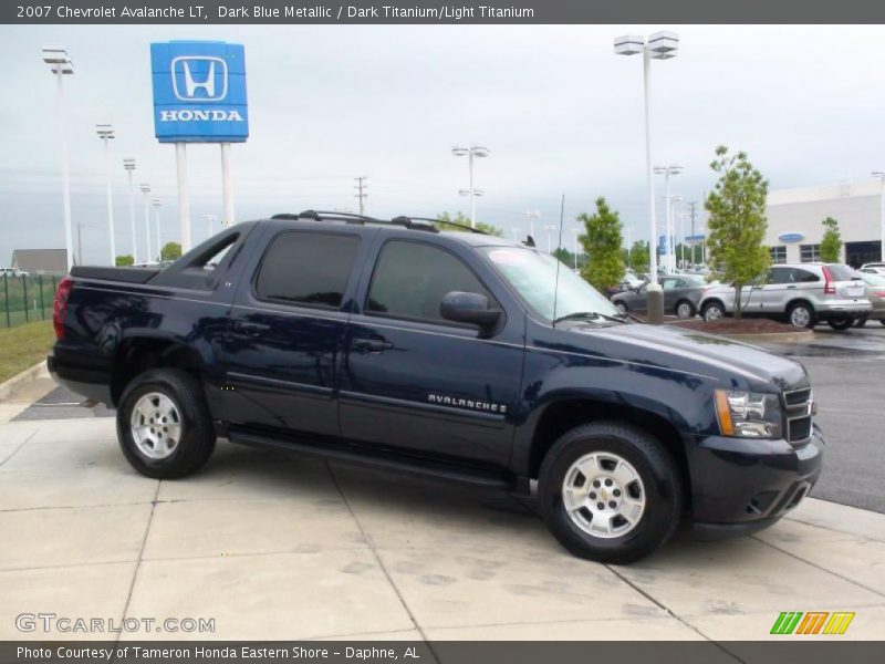 Dark Blue Metallic / Dark Titanium/Light Titanium 2007 Chevrolet Avalanche LT