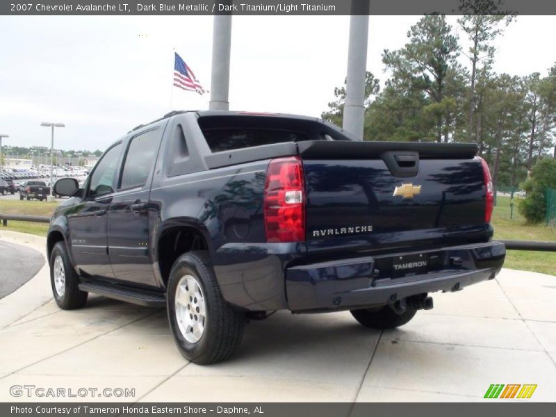 Dark Blue Metallic / Dark Titanium/Light Titanium 2007 Chevrolet Avalanche LT