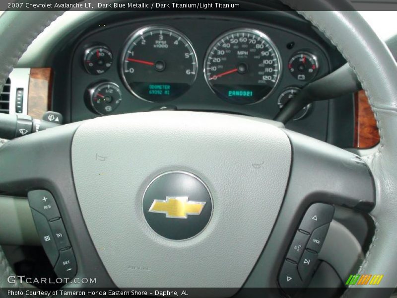 Dark Blue Metallic / Dark Titanium/Light Titanium 2007 Chevrolet Avalanche LT