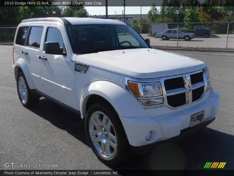 Stone White / Dark Slate Gray 2010 Dodge Nitro SE 4x4