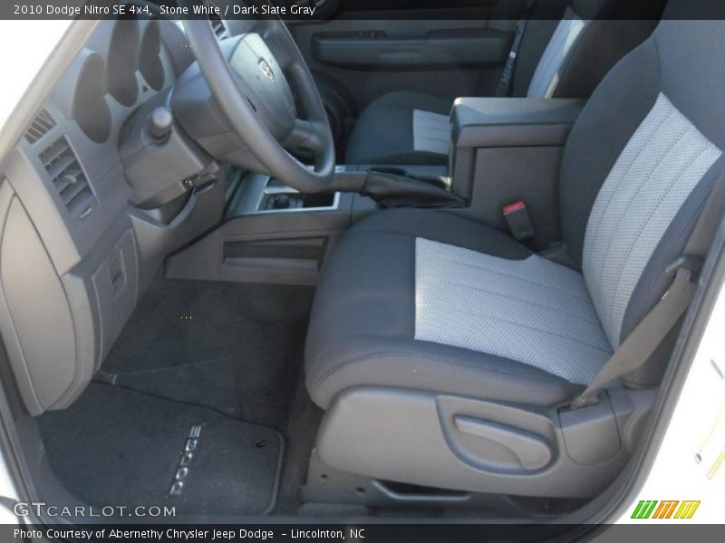 Stone White / Dark Slate Gray 2010 Dodge Nitro SE 4x4