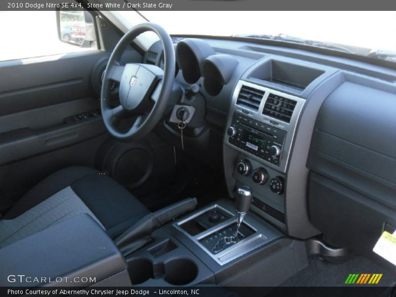 Stone White / Dark Slate Gray 2010 Dodge Nitro SE 4x4