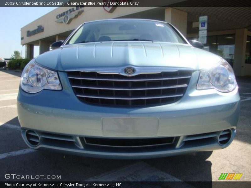 Clearwater Blue Pearl / Dark Slate Gray 2009 Chrysler Sebring LX Sedan