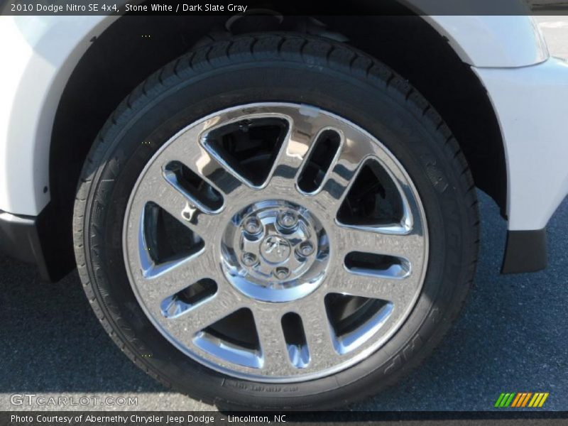 Stone White / Dark Slate Gray 2010 Dodge Nitro SE 4x4