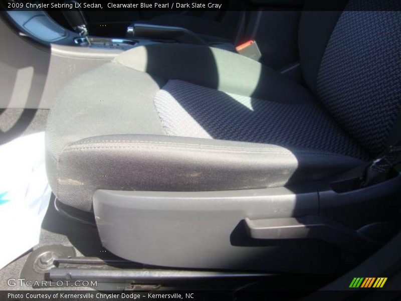 Clearwater Blue Pearl / Dark Slate Gray 2009 Chrysler Sebring LX Sedan