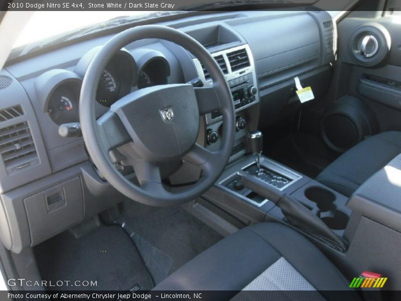 Stone White / Dark Slate Gray 2010 Dodge Nitro SE 4x4