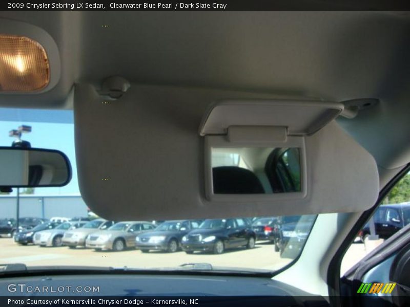 Clearwater Blue Pearl / Dark Slate Gray 2009 Chrysler Sebring LX Sedan