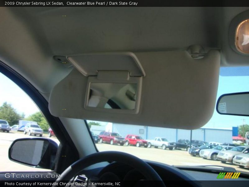 Clearwater Blue Pearl / Dark Slate Gray 2009 Chrysler Sebring LX Sedan