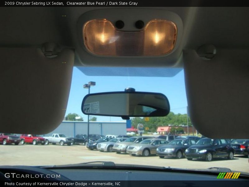 Clearwater Blue Pearl / Dark Slate Gray 2009 Chrysler Sebring LX Sedan
