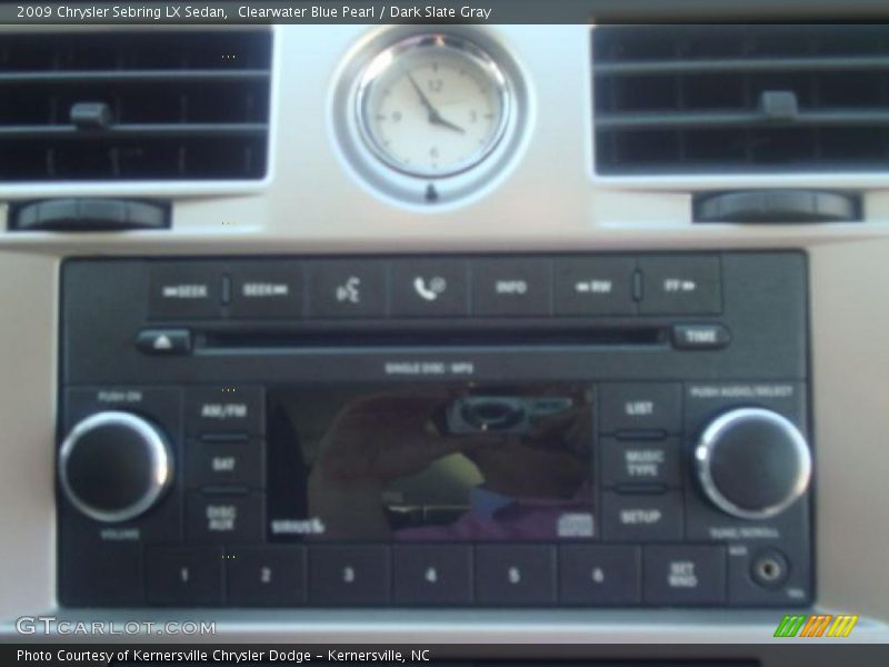 Clearwater Blue Pearl / Dark Slate Gray 2009 Chrysler Sebring LX Sedan