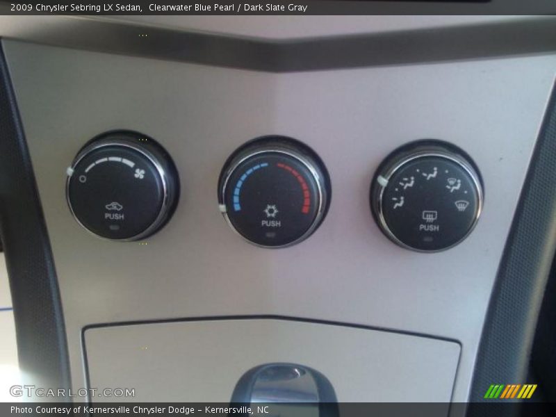 Clearwater Blue Pearl / Dark Slate Gray 2009 Chrysler Sebring LX Sedan