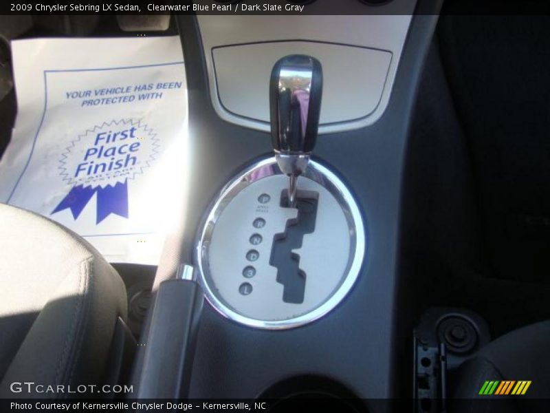 Clearwater Blue Pearl / Dark Slate Gray 2009 Chrysler Sebring LX Sedan