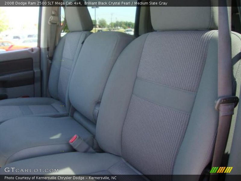 Brilliant Black Crystal Pearl / Medium Slate Gray 2008 Dodge Ram 2500 SLT Mega Cab 4x4