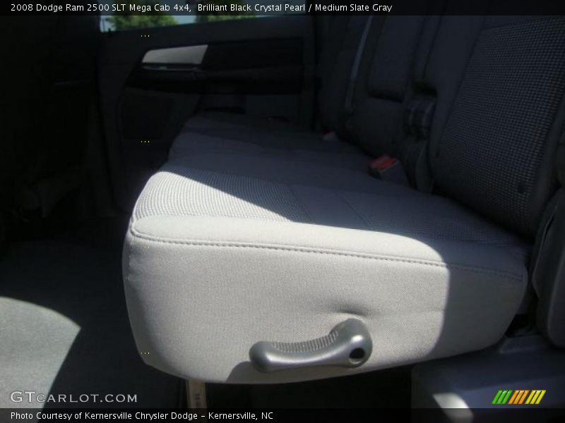 Brilliant Black Crystal Pearl / Medium Slate Gray 2008 Dodge Ram 2500 SLT Mega Cab 4x4