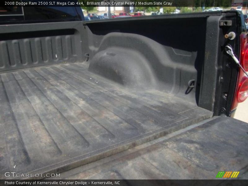 Brilliant Black Crystal Pearl / Medium Slate Gray 2008 Dodge Ram 2500 SLT Mega Cab 4x4