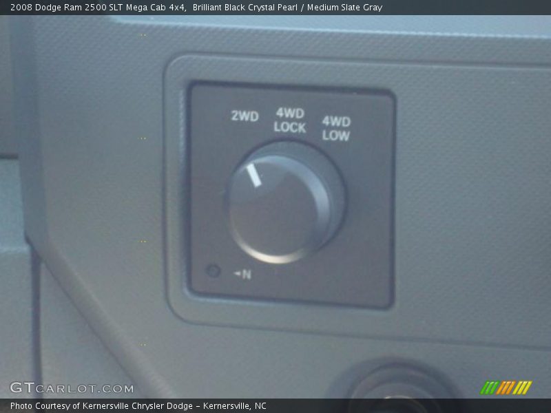 Brilliant Black Crystal Pearl / Medium Slate Gray 2008 Dodge Ram 2500 SLT Mega Cab 4x4
