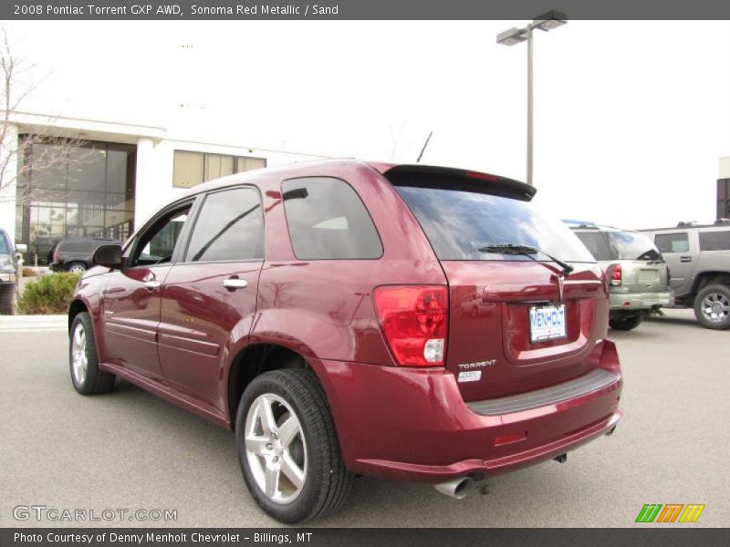 Sonoma Red Metallic / Sand 2008 Pontiac Torrent GXP AWD