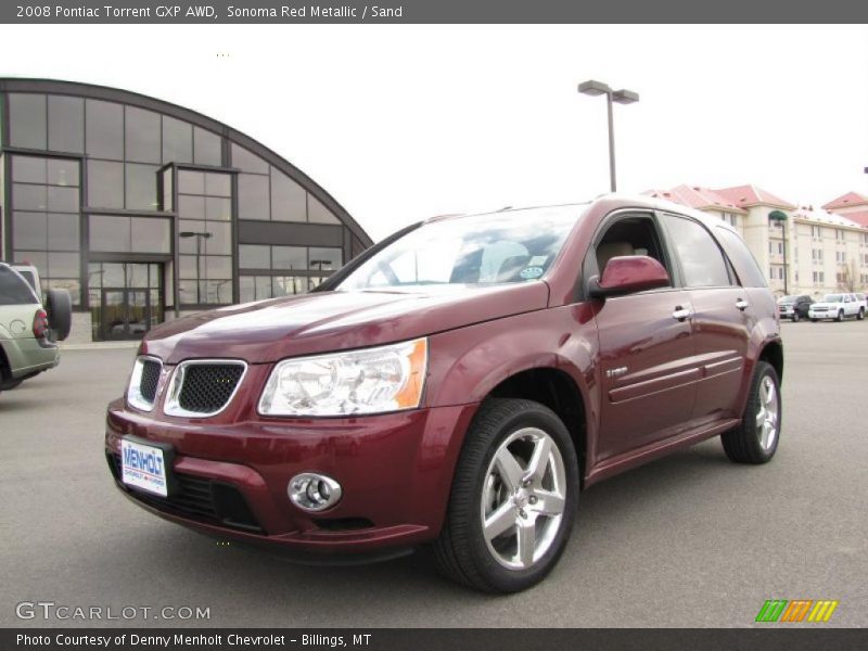 Sonoma Red Metallic / Sand 2008 Pontiac Torrent GXP AWD