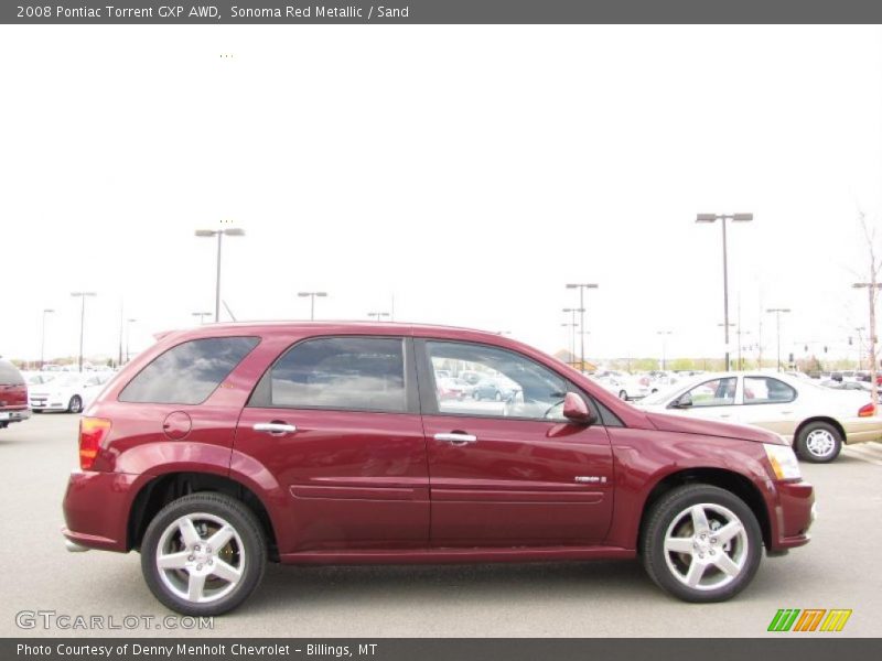 Sonoma Red Metallic / Sand 2008 Pontiac Torrent GXP AWD