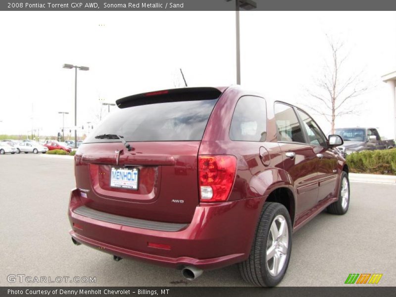 Sonoma Red Metallic / Sand 2008 Pontiac Torrent GXP AWD