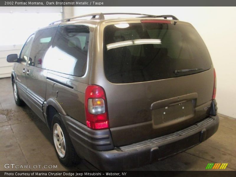 Dark Bronzemist Metallic / Taupe 2002 Pontiac Montana