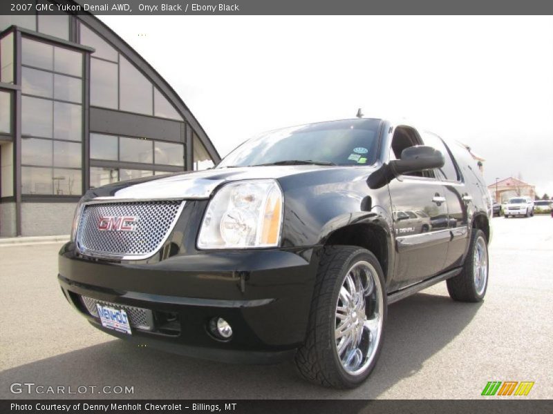 Onyx Black / Ebony Black 2007 GMC Yukon Denali AWD