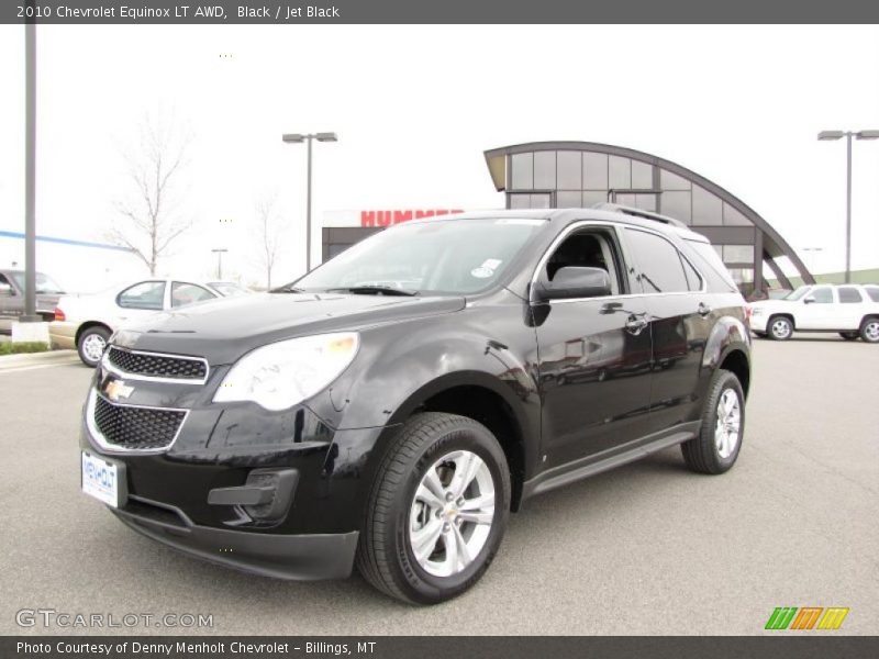 Black / Jet Black 2010 Chevrolet Equinox LT AWD