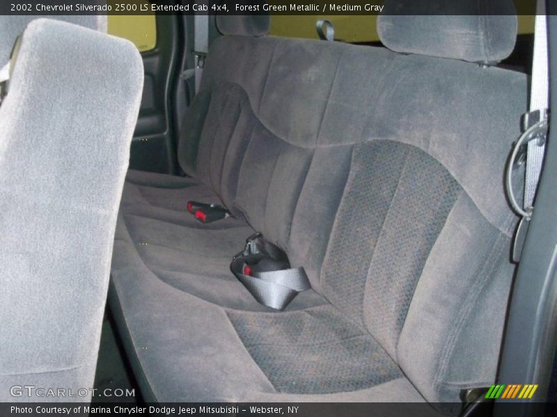 Forest Green Metallic / Medium Gray 2002 Chevrolet Silverado 2500 LS Extended Cab 4x4