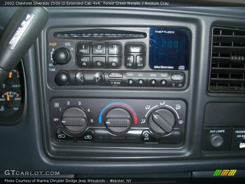 Forest Green Metallic / Medium Gray 2002 Chevrolet Silverado 2500 LS Extended Cab 4x4