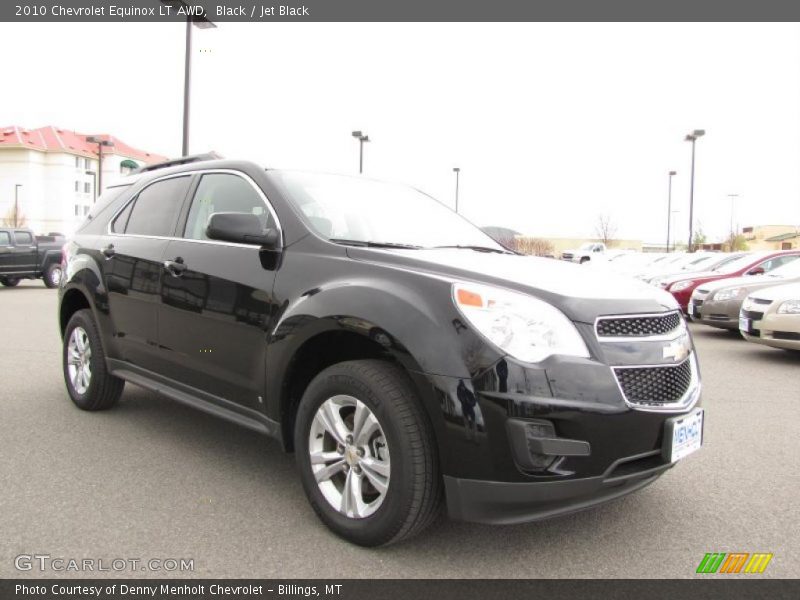 Black / Jet Black 2010 Chevrolet Equinox LT AWD