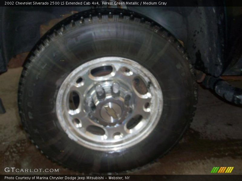 Forest Green Metallic / Medium Gray 2002 Chevrolet Silverado 2500 LS Extended Cab 4x4