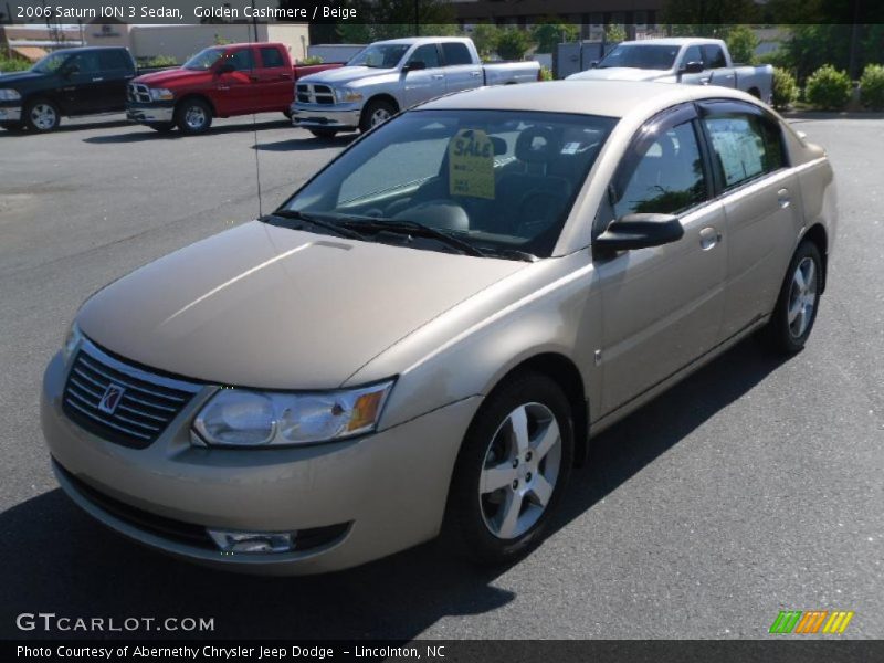 Golden Cashmere / Beige 2006 Saturn ION 3 Sedan
