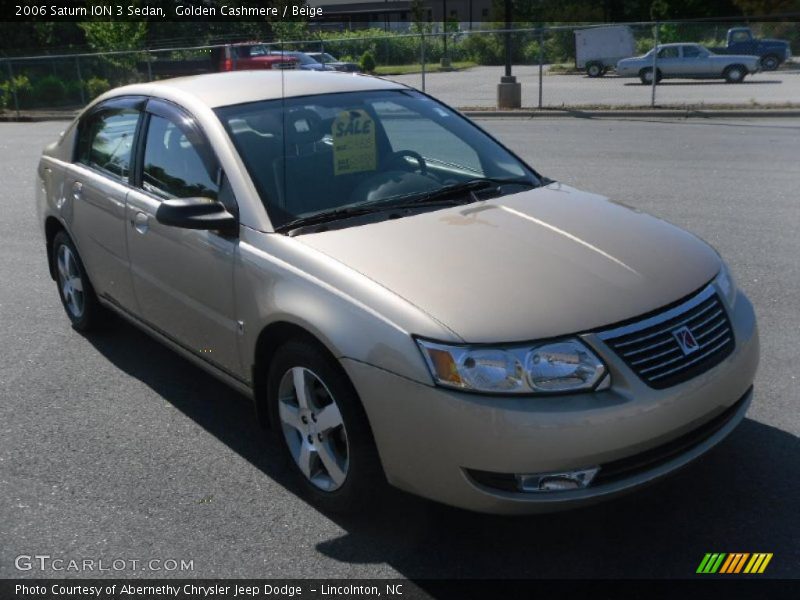 Golden Cashmere / Beige 2006 Saturn ION 3 Sedan