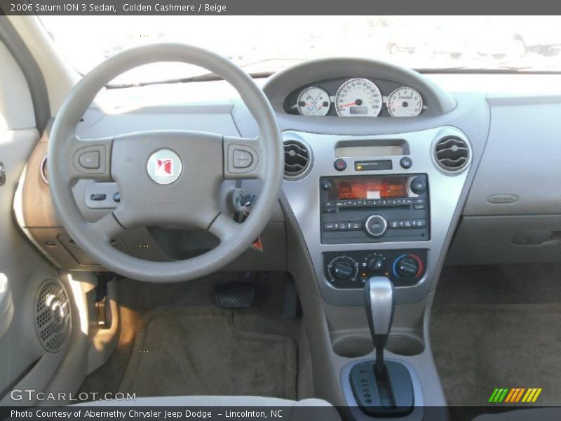 Golden Cashmere / Beige 2006 Saturn ION 3 Sedan