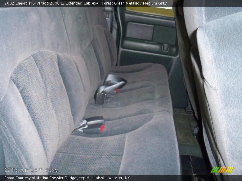 Forest Green Metallic / Medium Gray 2002 Chevrolet Silverado 2500 LS Extended Cab 4x4