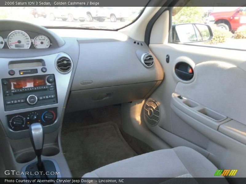 Golden Cashmere / Beige 2006 Saturn ION 3 Sedan