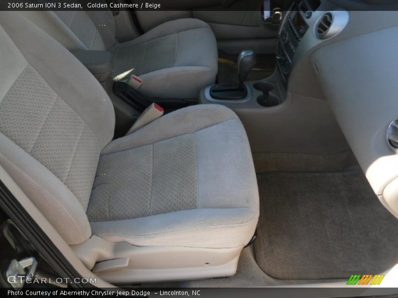 Golden Cashmere / Beige 2006 Saturn ION 3 Sedan
