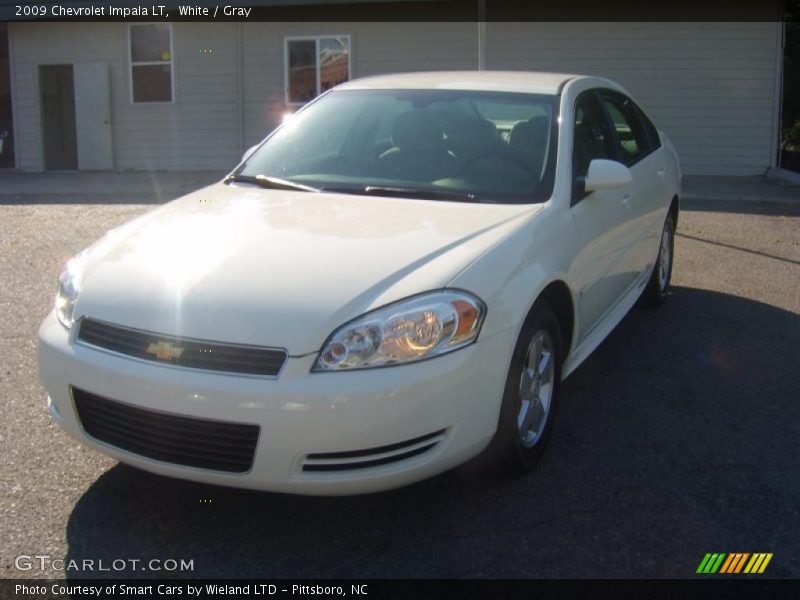 White / Gray 2009 Chevrolet Impala LT