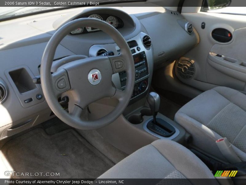 Golden Cashmere / Beige 2006 Saturn ION 3 Sedan