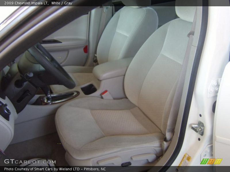 White / Gray 2009 Chevrolet Impala LT