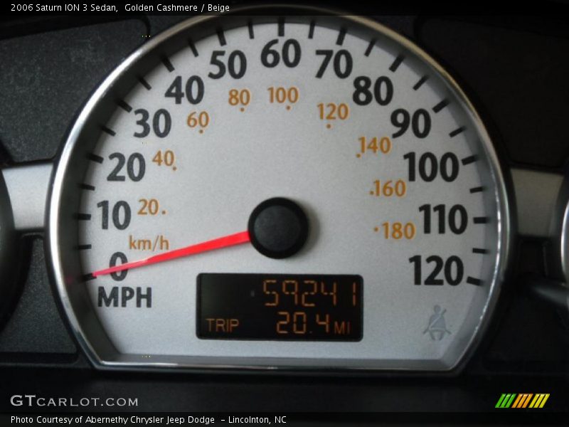 Golden Cashmere / Beige 2006 Saturn ION 3 Sedan