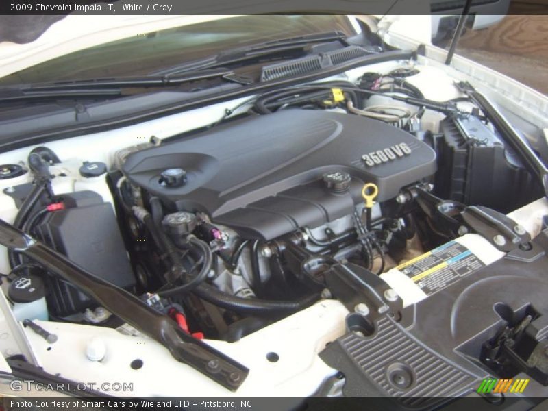 White / Gray 2009 Chevrolet Impala LT