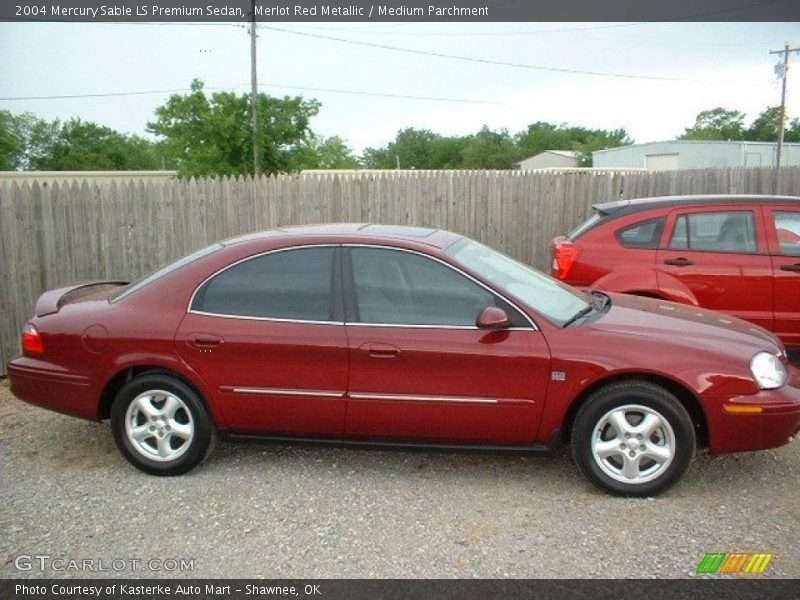 Merlot Red Metallic / Medium Parchment 2004 Mercury Sable LS Premium Sedan